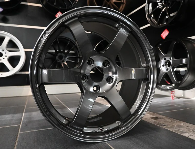 RAYS Volk Racing TE37Saga SL Pressed Graphite FK8 Type-R - Image 4